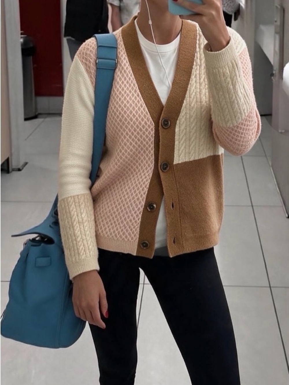 Colorblock Cardigan Sweater - Picture 1 of 13